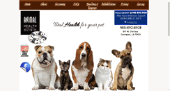 Desktop Screenshot of ahchealthypets.com